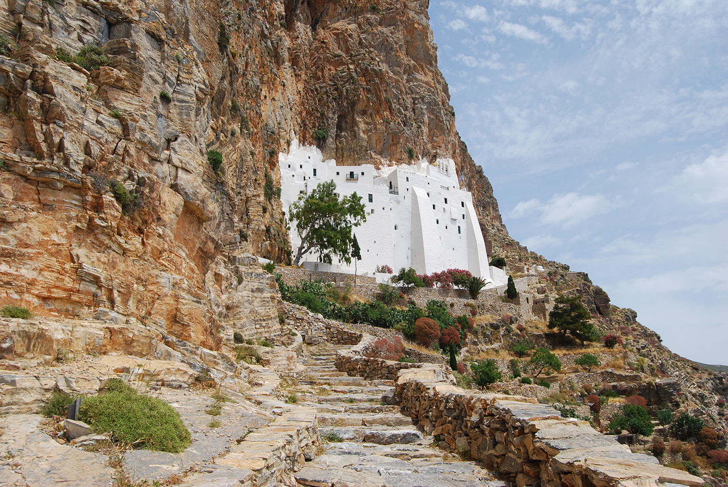 The Monastery of Hozoviotissa Amorgos