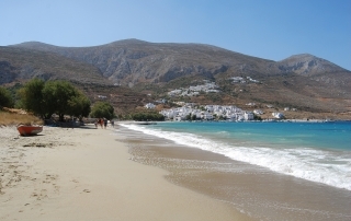 Aegiali beach